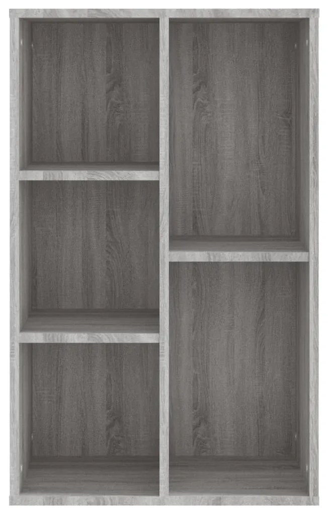 Libreria/Credenza Grigio Sonoma 50x25x80 cm Legno Multistrato