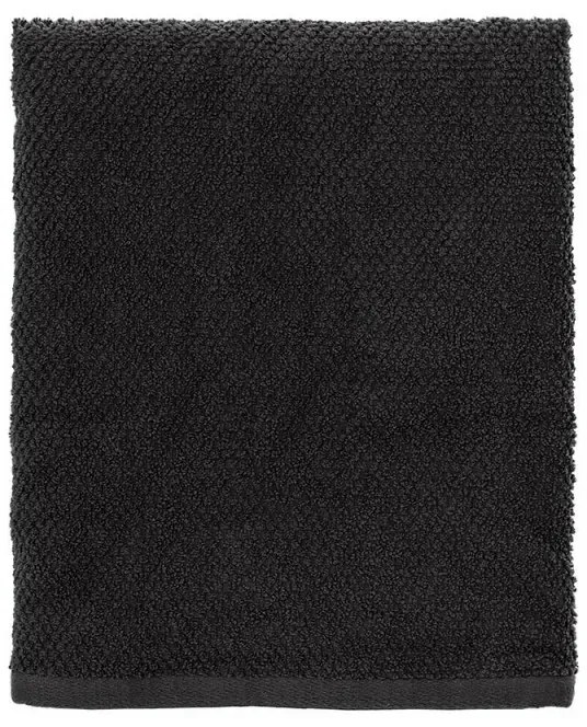 Asciugamani ospite per bagno 100% cotone nero 40x60 cm