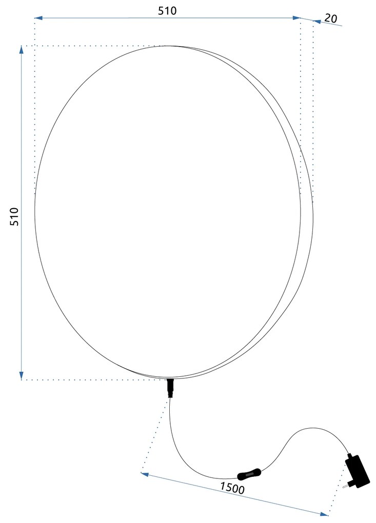 Lampada da parete APP1408-W