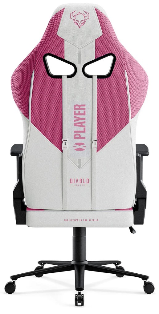 Sedia da gaming Diablo X-Player 2.0 In Materiale Normal Size: Marshmallow Pink