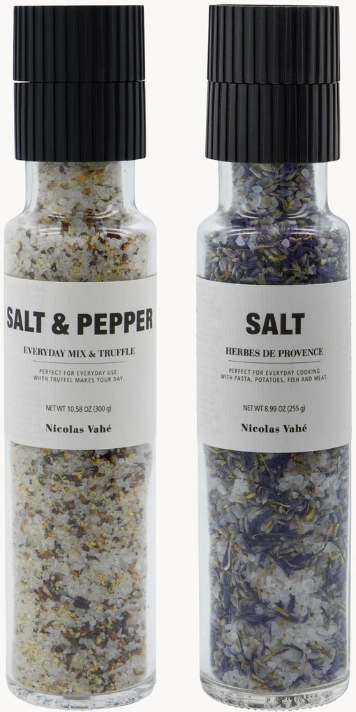 Set sale e pepe con tartufo ed erbe di Provenza Everyday Mix, set da 2