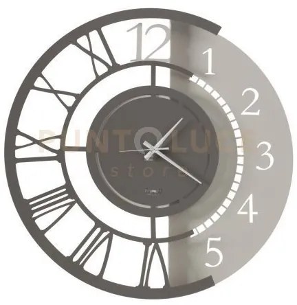 Orologio da parete particolare full metal jack piccolo avorio e fango
