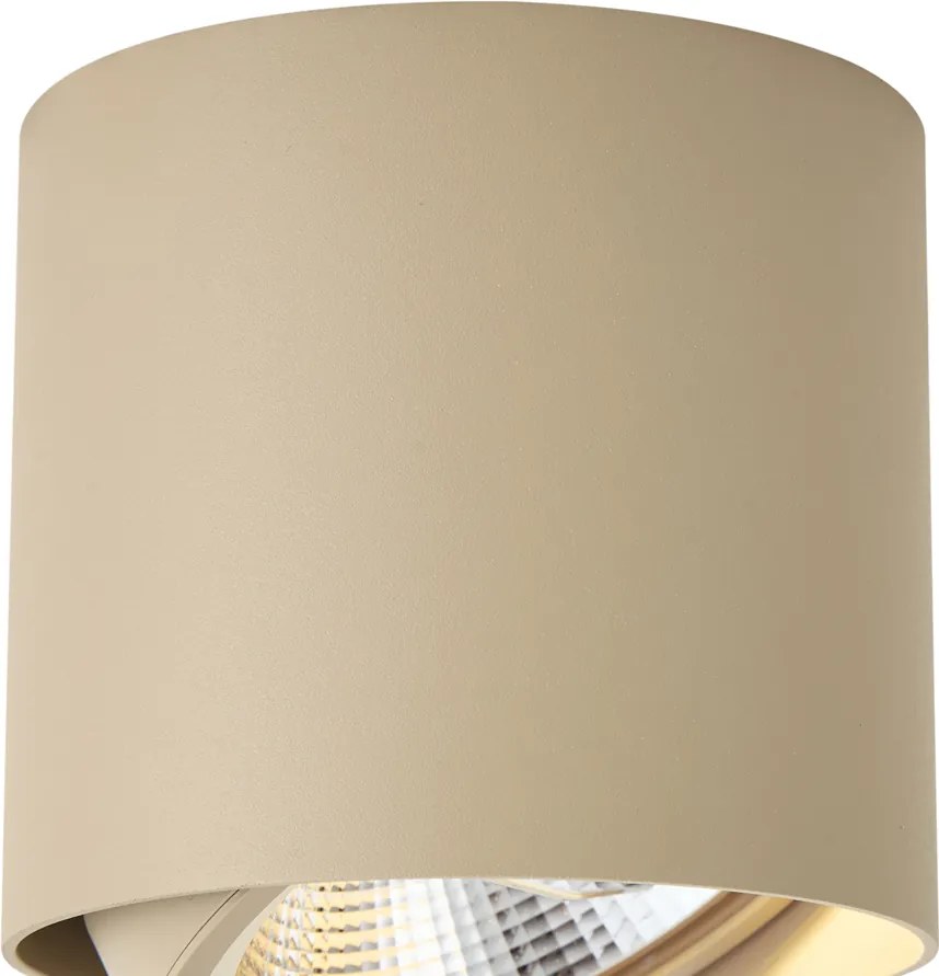 Faretto da soffitto moderno orientabile tortora GU10 AR111 - Impact