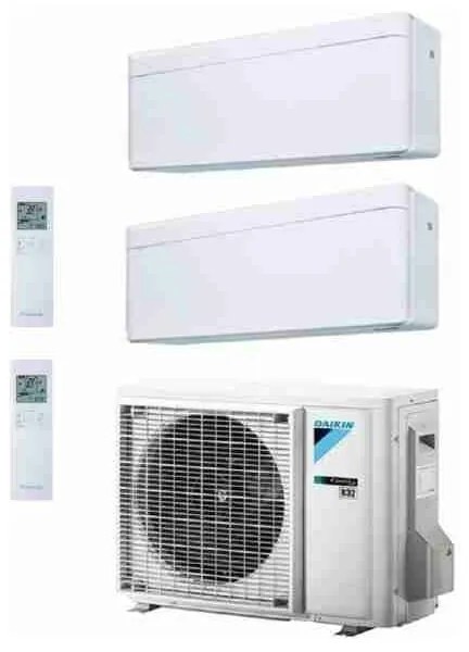 Daikin - Climatizzatore Condizionatore Dualsplit Stylish 2MXM40A + FTXA25AW + FTXA35AW 9+12 9000+12000 btu modello 2022 wifi incluso