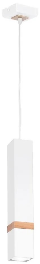 Lampadario a sospensione VIDAR 1xGU10/25W/230V bianco