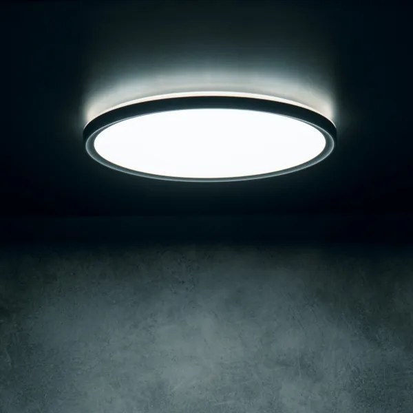 Kanlux 31513 - plafoniera LED AZPO LED/11,8W/230V Ø 22,5 cm IP54 nera