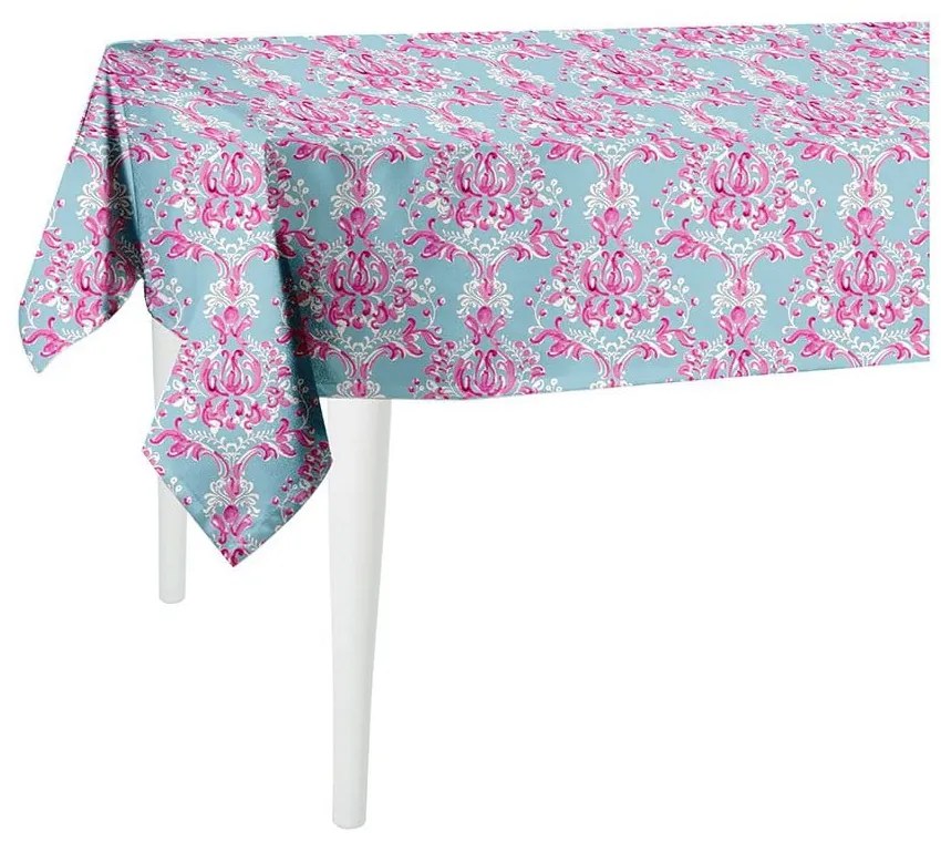 Tovaglia blu e rosa Farfalle, 220 x 140 cm Honey - Mike & Co. NEW YORK
