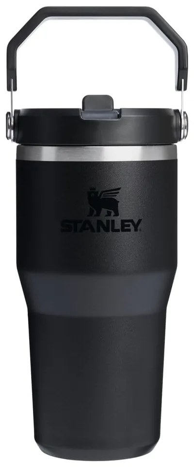 Borraccia termica nera in acciaio inox 600 ml IceFlow™ Flip Straw 2.0 Tumbler Black – Stanley