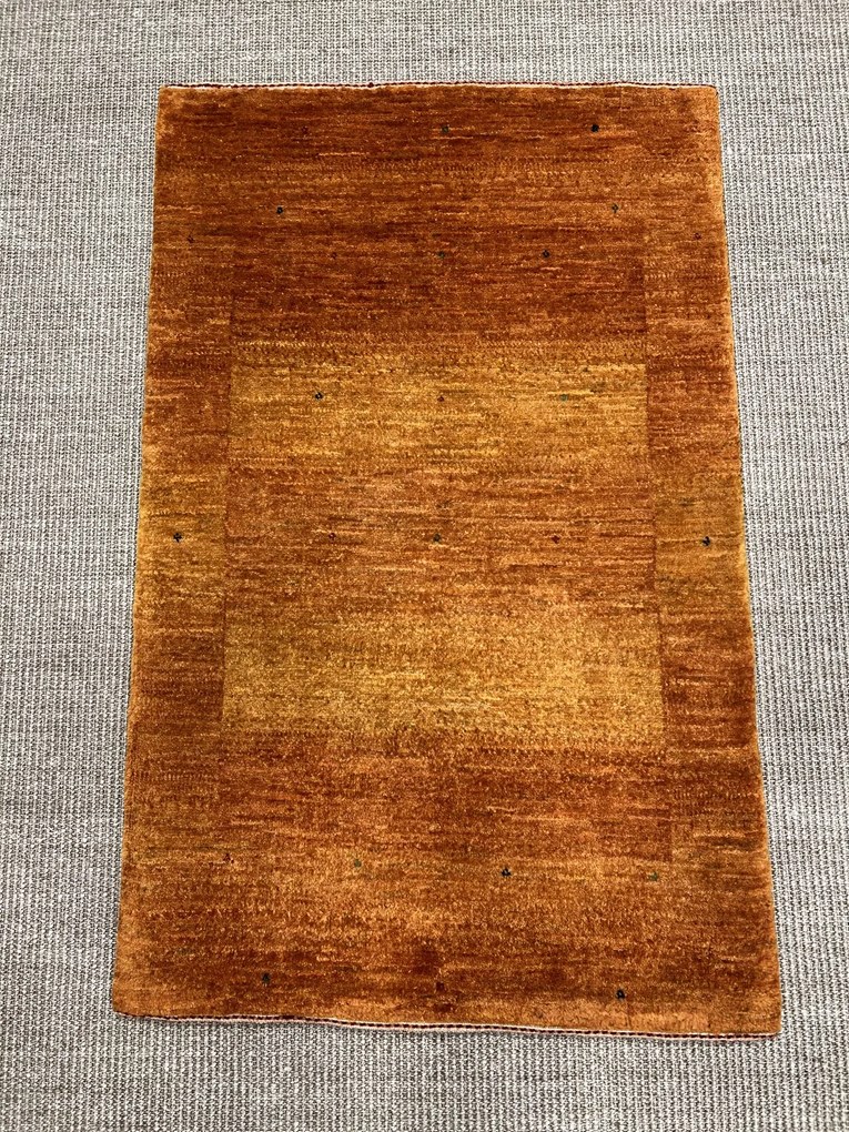 Loribaft Tappeto 60 x 100 Giallo (Iran) Annodato A Mano