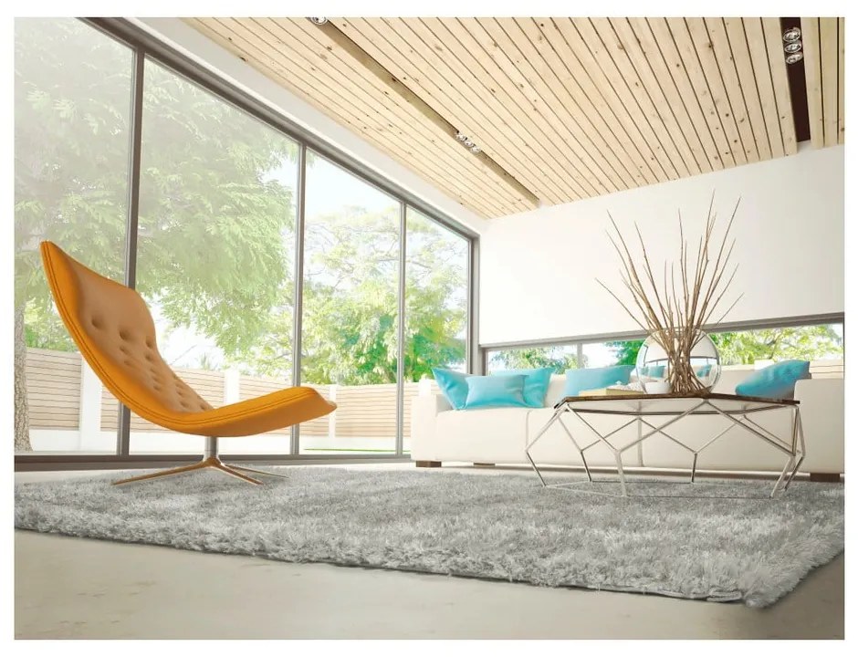 Tappeto grigio , 160 x 230 cm Aloe Liso - Universal