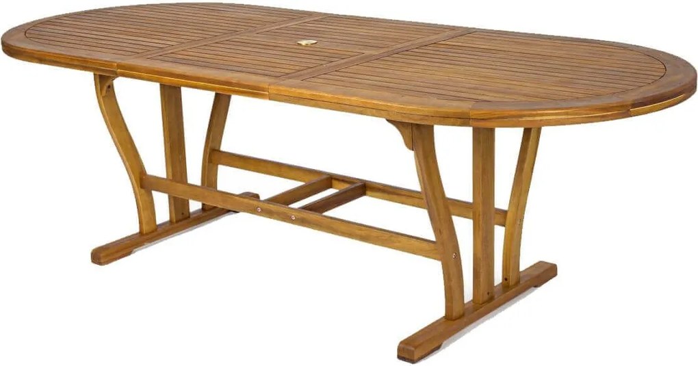 TURRIS - tavolo da giardino allungabile in legno massiccio di acacia