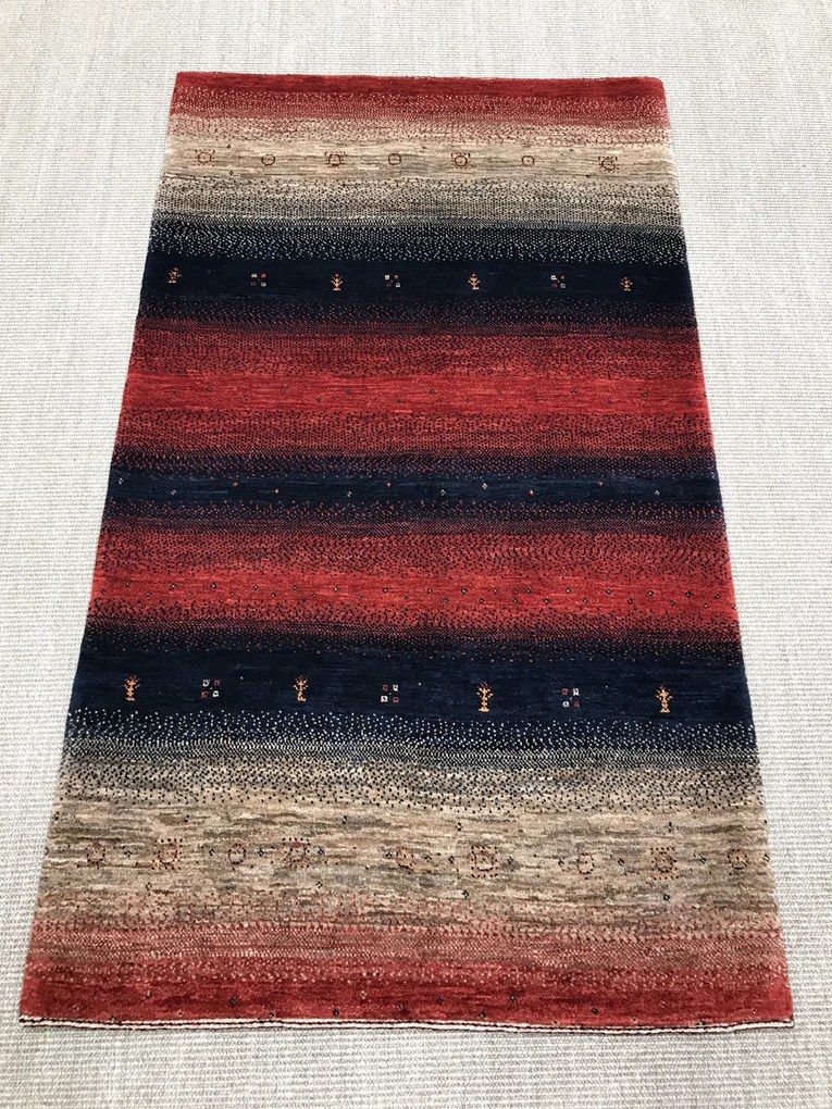 Loribaft Tappeto persiano 160 x 90 Rosso (Iran) Annodato A Mano