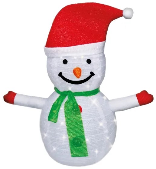 Brilagi - Decorazione natalizia LED da esterno 40xLED/3xAA Pupazzo di neve IP44