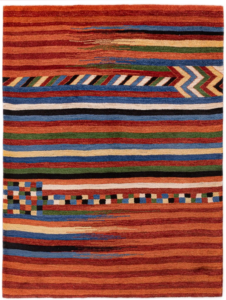 Gabbeh Tappeto persiano 230 x 170 Rosso (Iran) Annodato A Mano