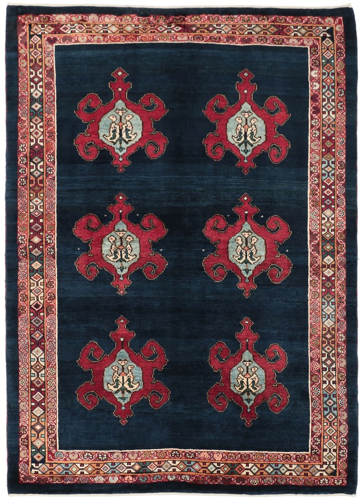 Gabbeh Tappeto 180 x 230 (Iran) Annodato A Mano