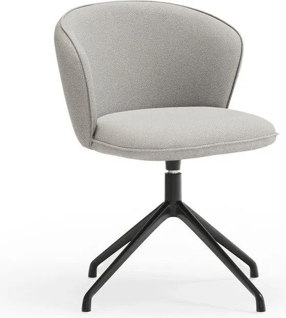 Set di sedie da pranzo grigio chiaro in imbottito 2 pz Add – Teulat