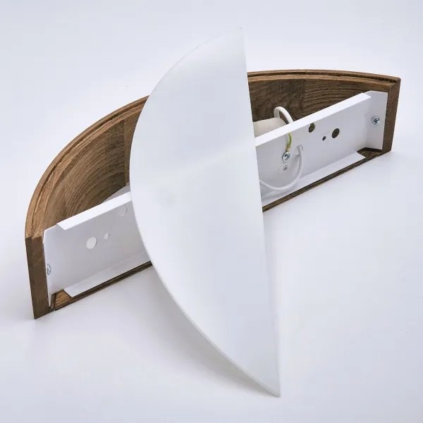 Brilagi - Lampada da parete LED CARVALHO 1xE27/60W/230V rovere ciliegio