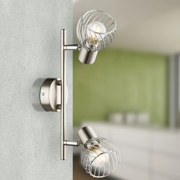 Globo 54809-2 - Luce Spot TEXAS 2xE14/40W/230V cromo opaco