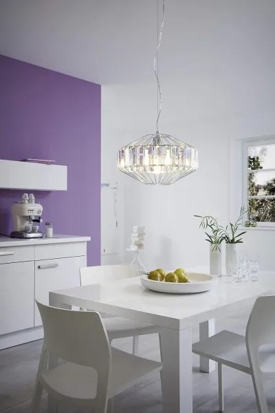 Eglo 96987 - Lampadario a sospensione con filo PEDROLA 1xE27/60W/230V