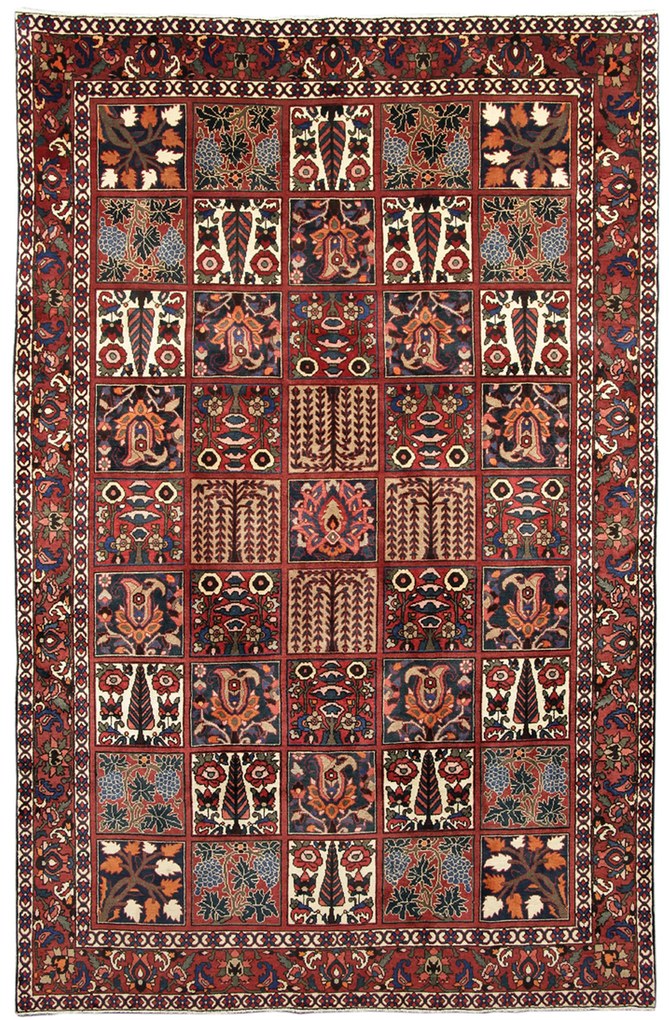 Bakhtiar Tappeto 320x200 (Iran) Annodato A Mano