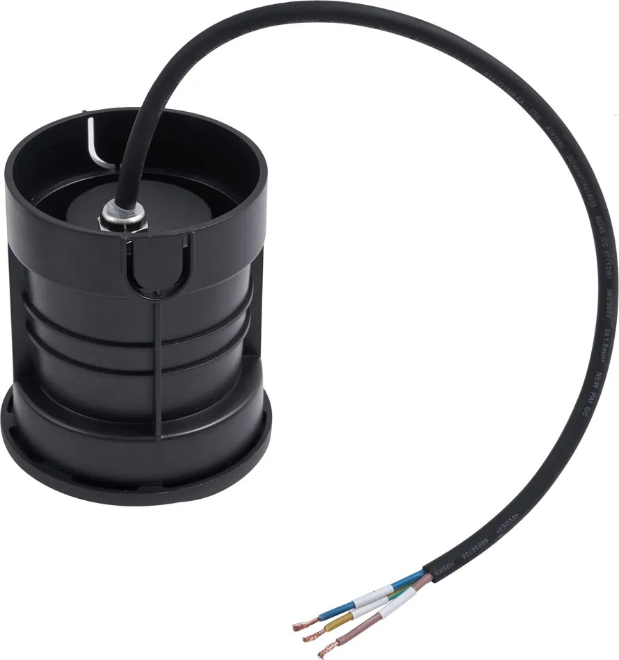 Set di 6 faretti da terra moderni neri GU10 50mm effetto 4 luci IP65 - Cellar