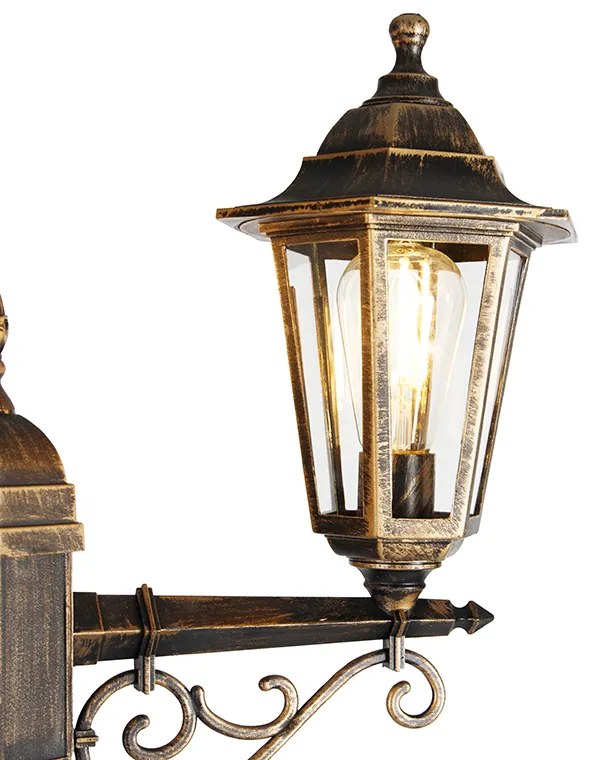 Lanterna da esterno smart oro a 3 luci con WiFi ST64 - New Haven