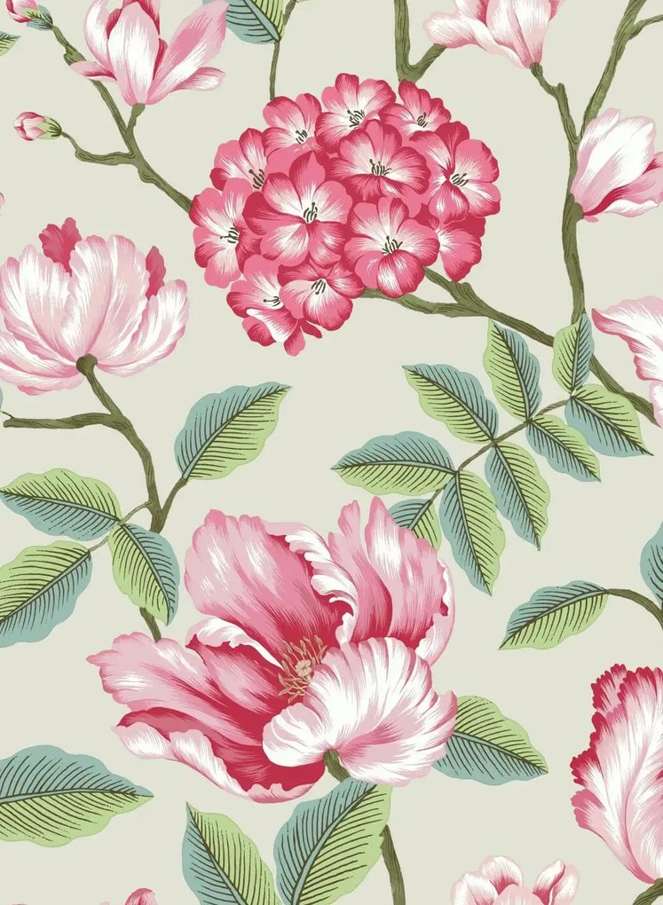 Coordonne Carta da parati Morning Garden - Pink