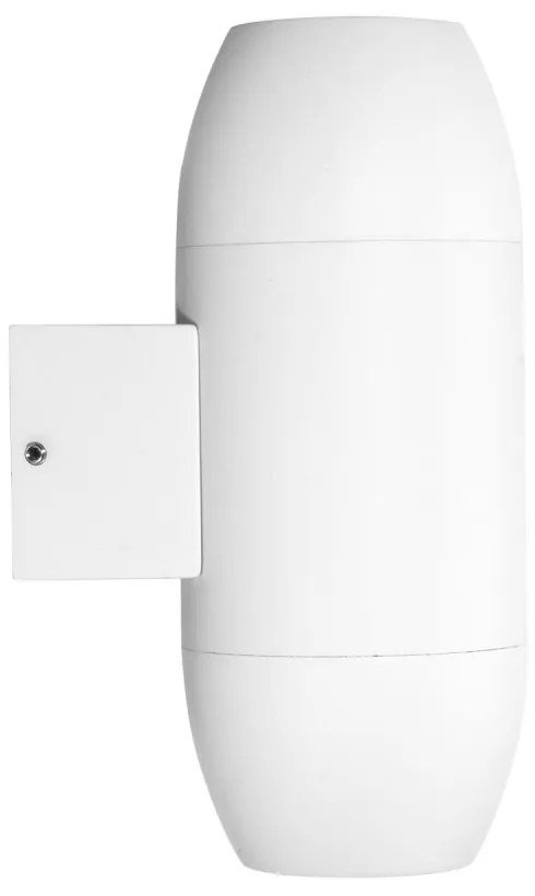 Applique Ovale Bidirezionale IP65 GU10 per esterni, Grande - Bianca Colore del corpo Bianco