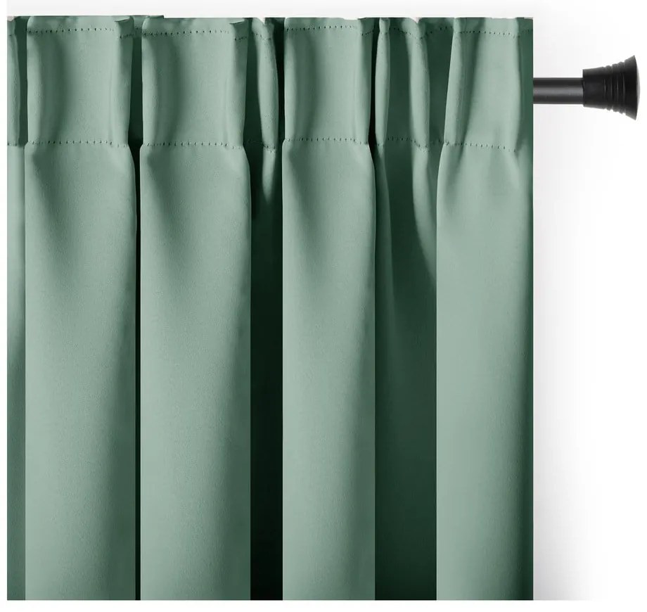 Tenda termoisolante/parzialmente oscurante verde chiaro 140x245 cm Kierra – Restilo