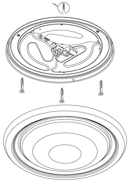 Eglo 96023 - Plafoniera LED CAPASSO LED/18W/230V