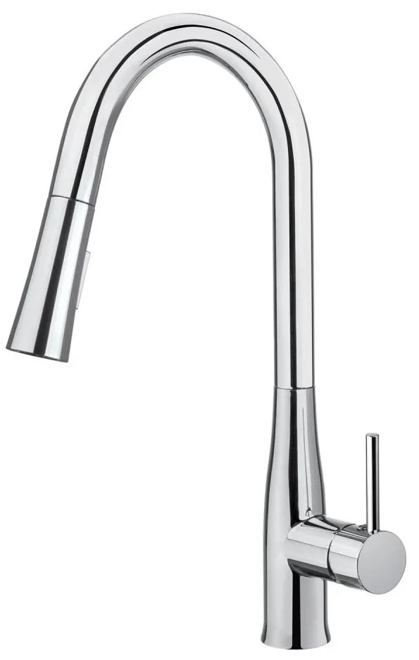 Deante BDH_072M - Rubinetto lavello con doccetta estraibile LUKRECJA cromo lucido