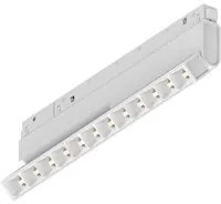 Sistema Magnetico Flessibile Ego Alluminio Bianco 1 Luce 13W 3000K Luce Calda