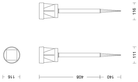 Philips - Lampada solare LED AVERY LED/1,8W/3,7V 2700K IP44