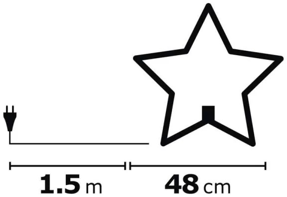 Decorazione natalizia 1xE14/230V grigio
