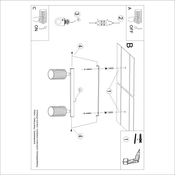 Brilagi - Faretto LED CRESTO 2xGU10/10W/230V rosa