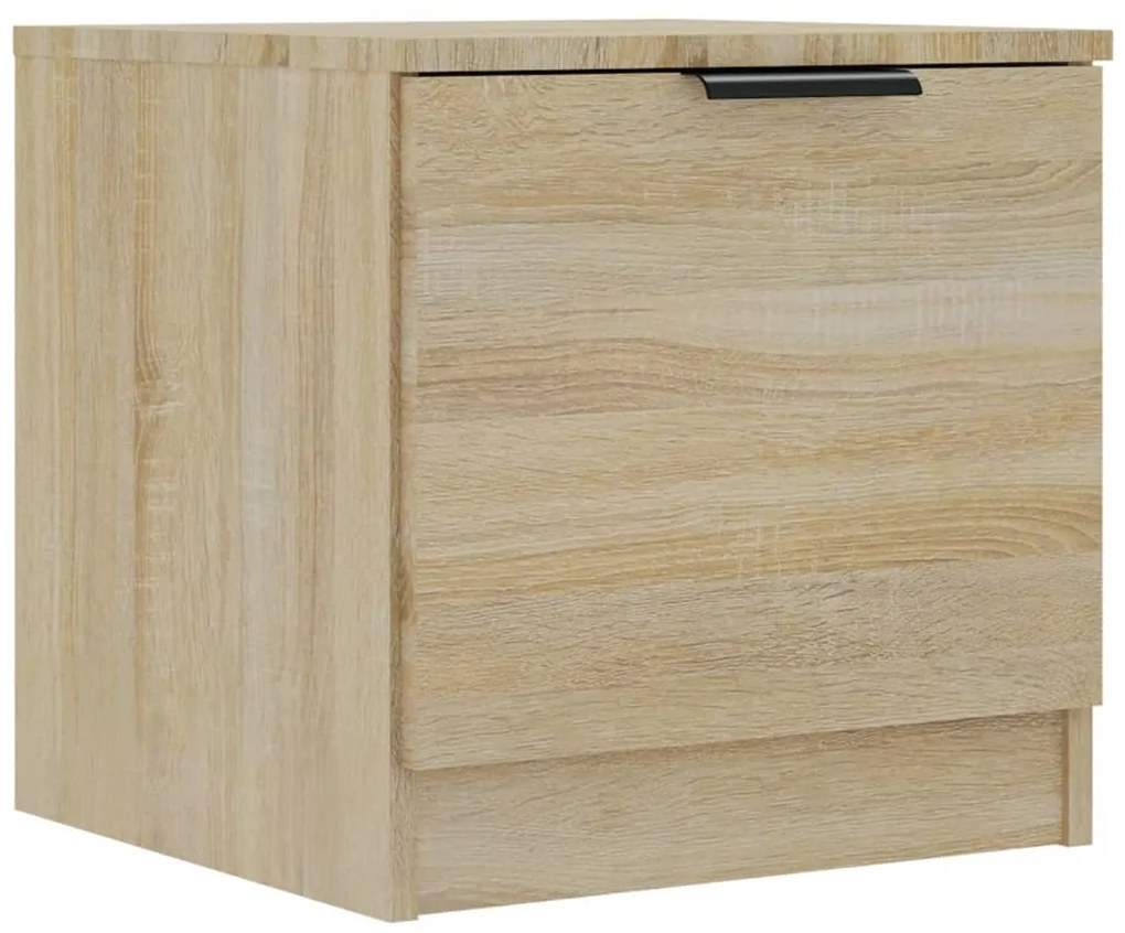 Comodini 2 pz rovere sonoma 40x39x40 cm