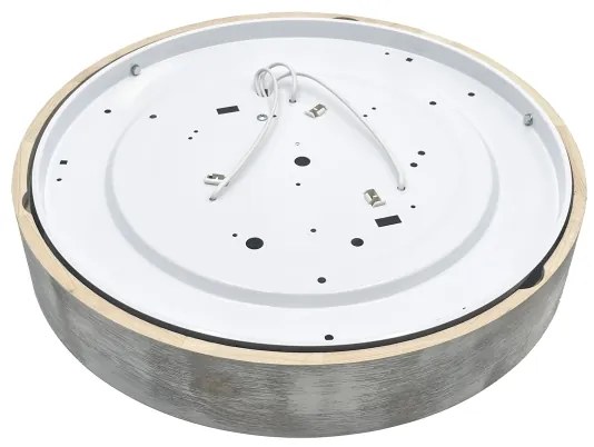 Brilagi - Plafoniera PINO 3xE27/15W/230V in pino/argento diam. 47,5 cm