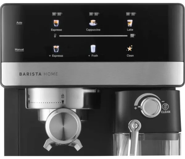 Sencor - Macchina per caffè espresso a portafiltro 1350 W/230 V nero/cromo satinato