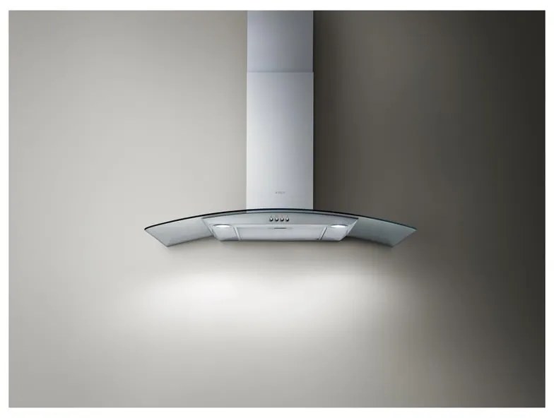 Cappa a parete Circus IX/A/90 ELICA argento L 90 cm