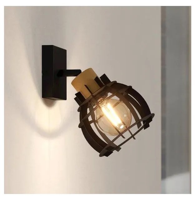 Eglo 43926 - Faretto da parete STILLINGTON 1xE27/40W/230V