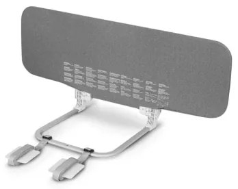 Lionelo - Barriera di sicurezza per letto LORA grigio scuro