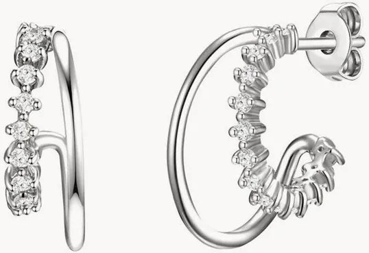 Orecchini in argento con zirconi Susan