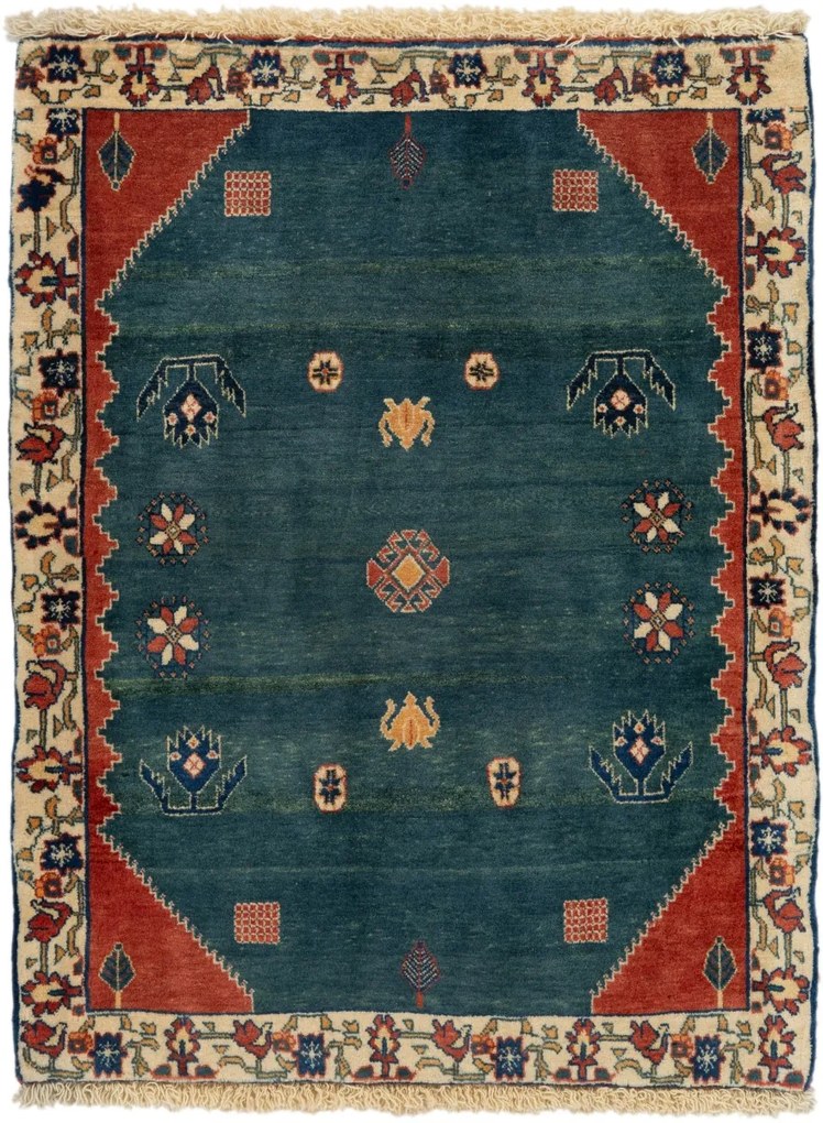 Gashghai Tappeto 110x90 (Iran) Annodato A Mano