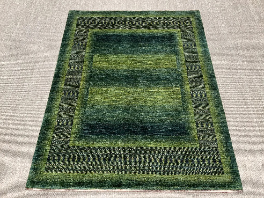 Loribaft Tappeto 200x160 Verde (Iran) Annodato A Mano