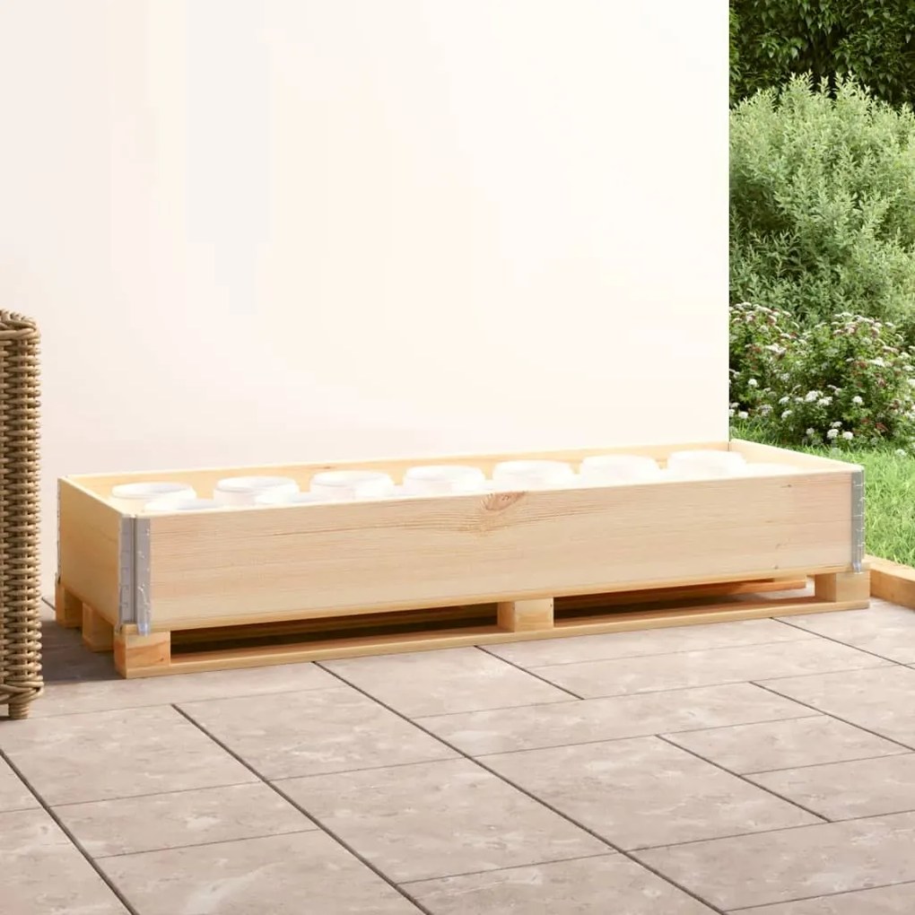 Collare Per Pallet 50x150 Cm İn Legno Massello Di Pino /