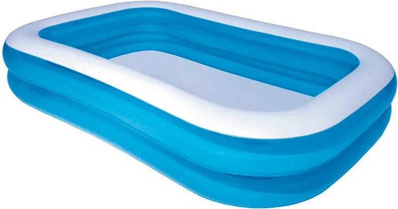 Bestway - Piscina Gonfiabile Rettangolare 262x175x51 cm Blu e Bianca