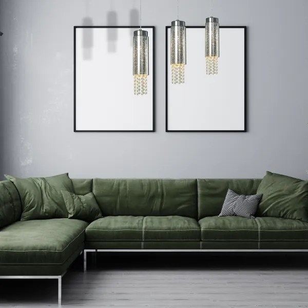 Lampadario a sospensione con filo MOONLIGHT 3xE14/40W/230V