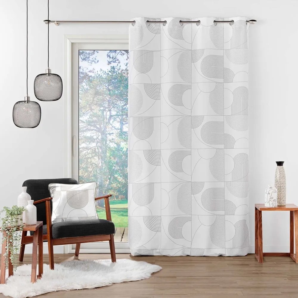 Tenda bianca 140x280 cm Esquisse - douceur d'intérieur