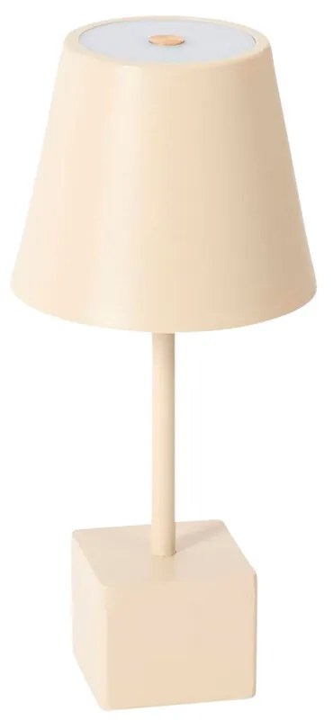 Lindby - Janea Cube Portable Lampada da Tavolo Dim. IP54 Beige Lindby