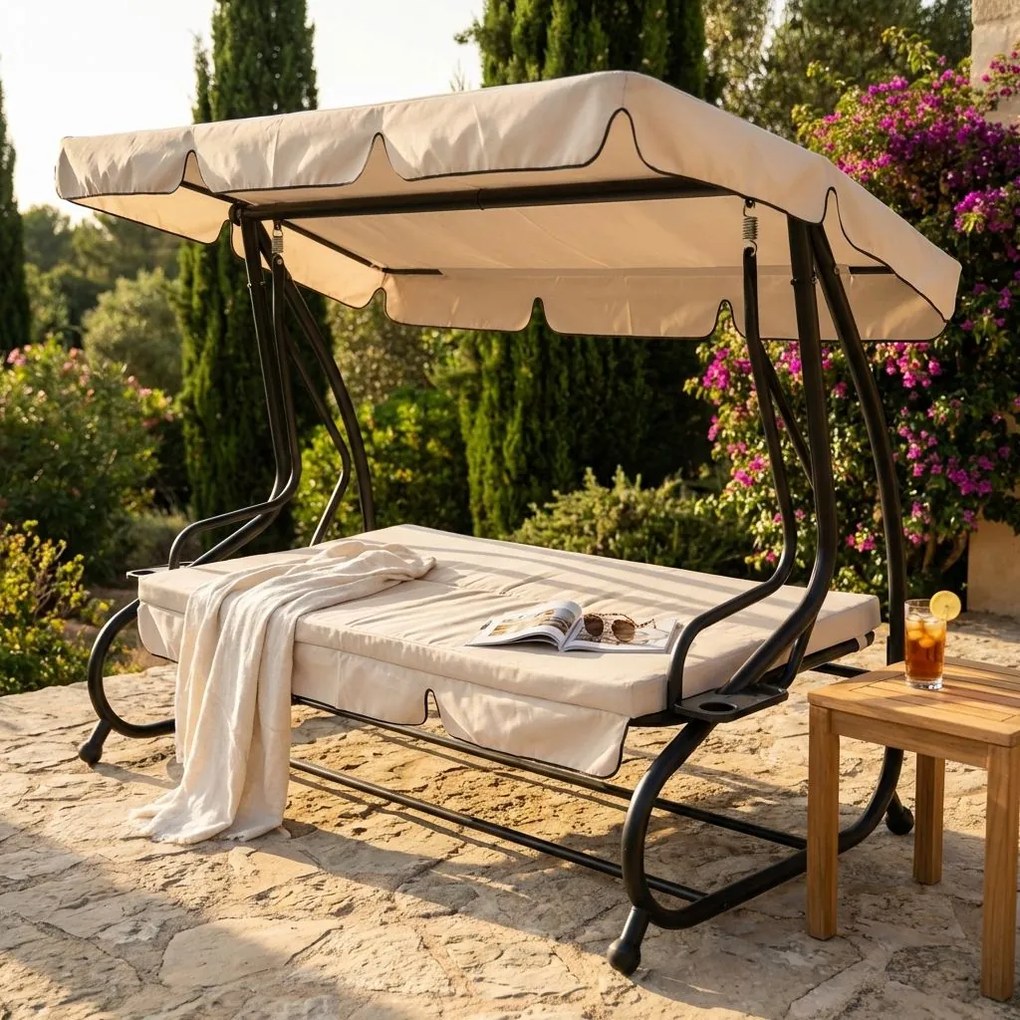 AVOS - dondolo letto da giardino completo di cuscini